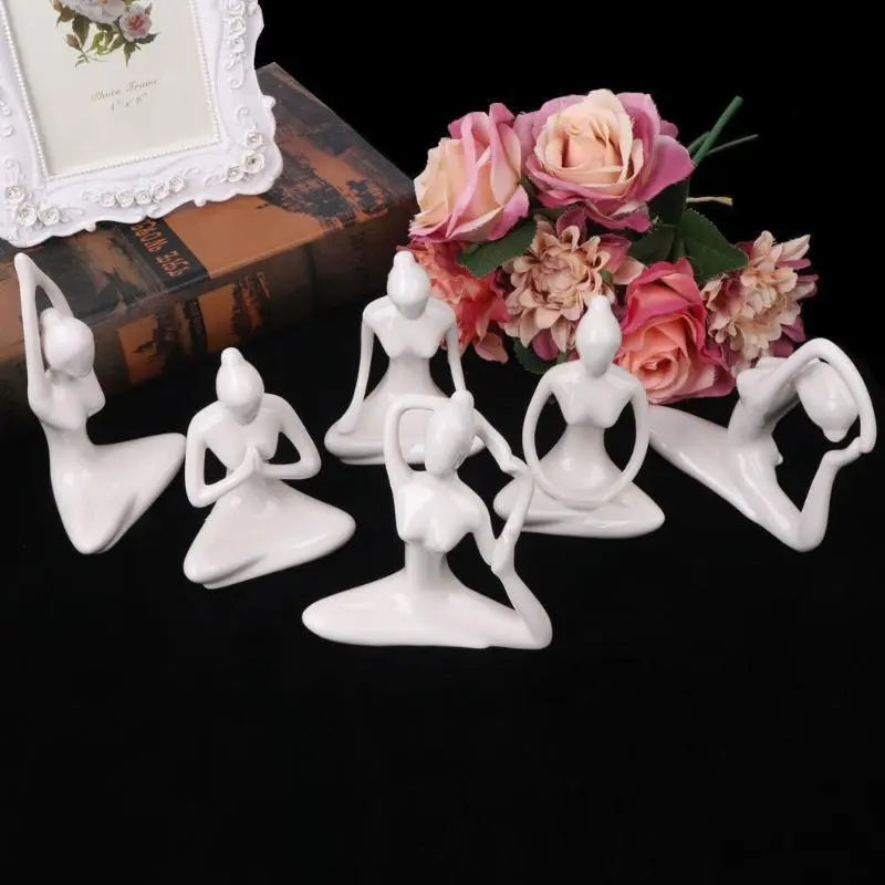 Ceramic Yoga Lady Decoration-Your Soul Place