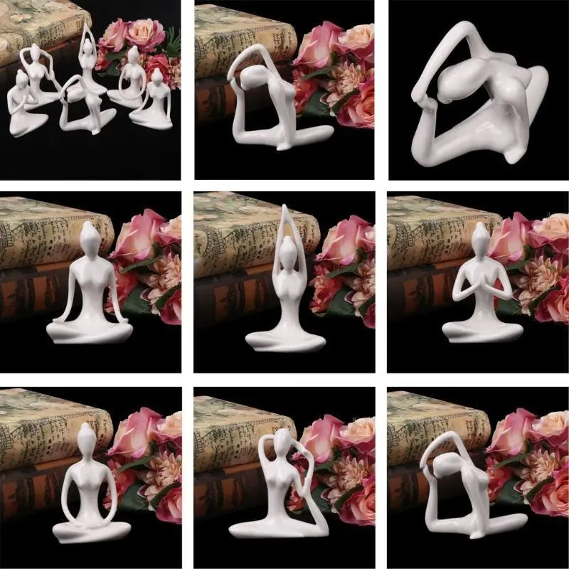 Ceramic Yoga Lady Decoration-Your Soul Place