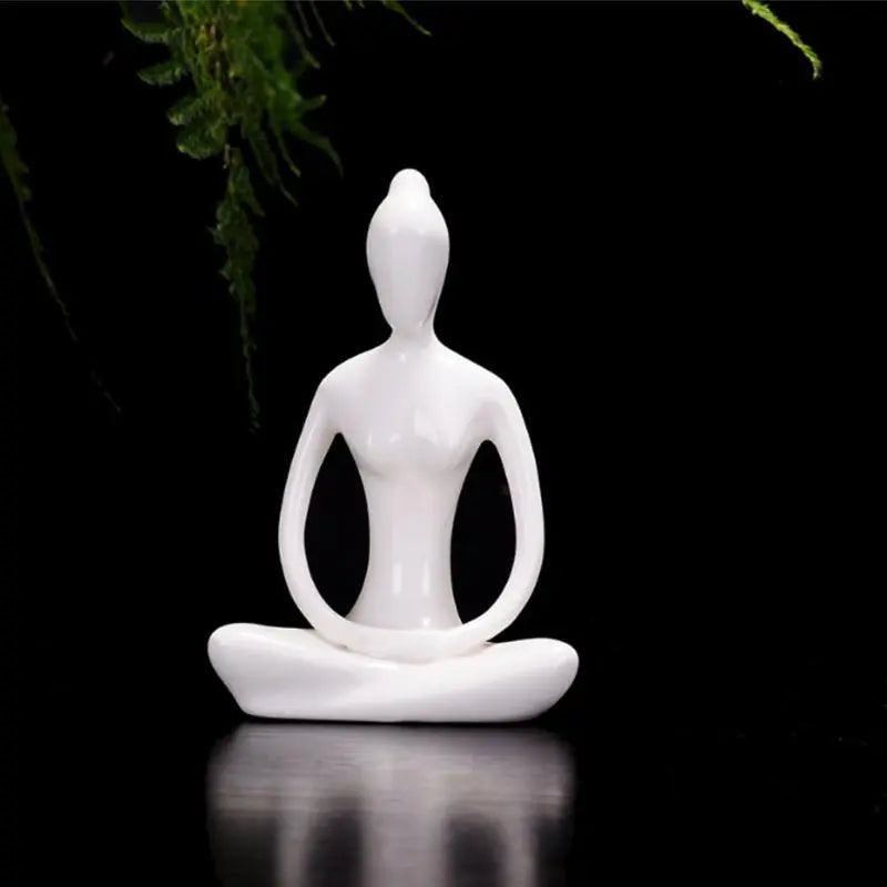 Ceramic Yoga Lady Decoration-Your Soul Place