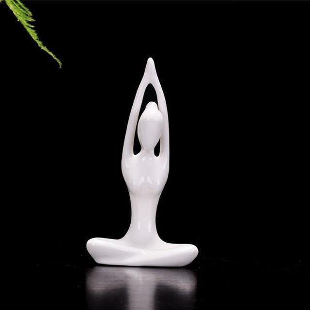 Ceramic Yoga Lady Decoration - Your Soul Place