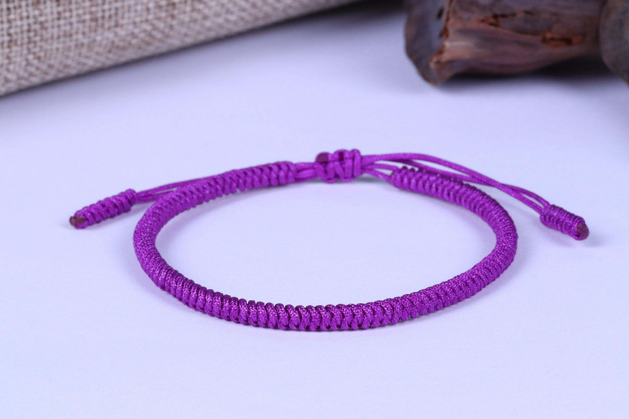 "Colors of Life" Lucky Handmade Buddhist Knots Rope Bracelet-Your Soul Place
