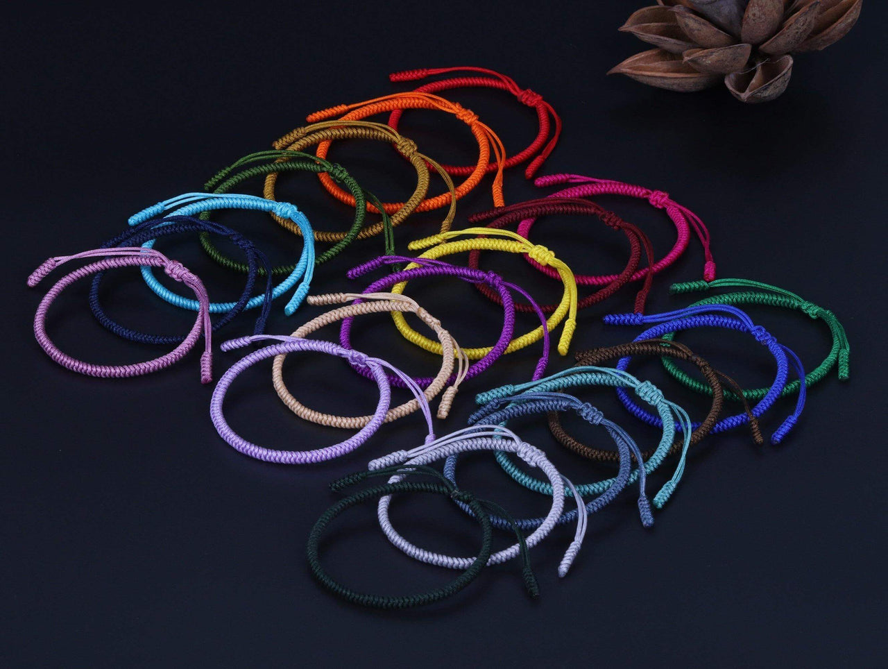 "Colors of Life" Lucky Handmade Buddhist Knots Rope Bracelet-Your Soul Place