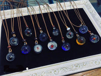 Thumbnail for Crystal Glass Universe Necklace-Your Soul Place