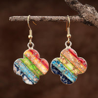 Thumbnail for Lucky Clover Chakra Dangle Earrings-Your Soul Place