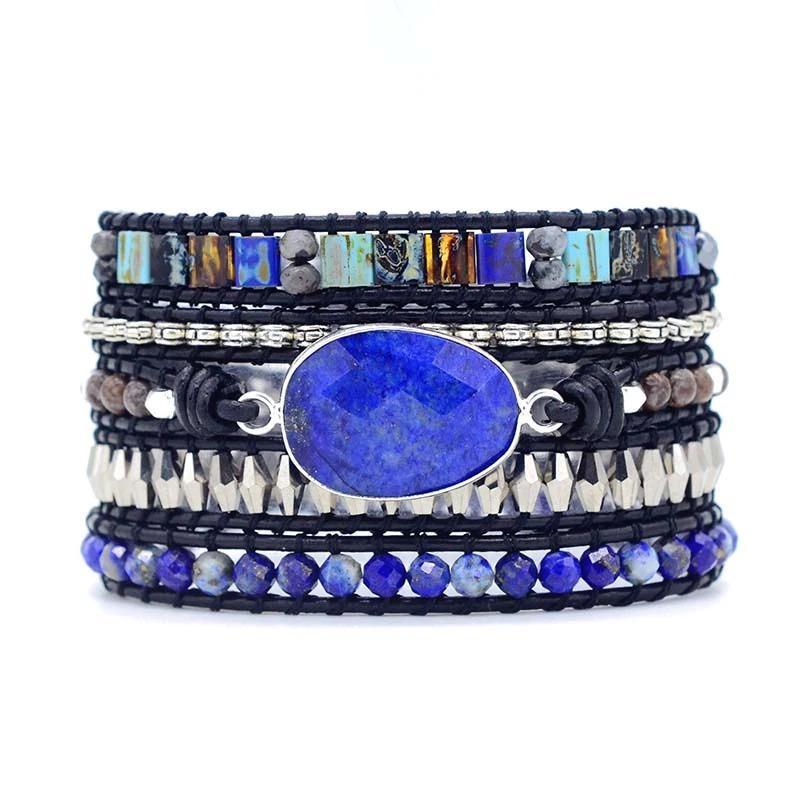 Happiness Lapis Lazuli Bracelet-Your Soul Place