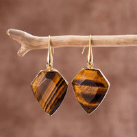 Thumbnail for Good Friends Tiger Eye Earrings-Your Soul Place