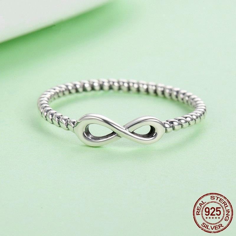 Dainty Sterling Silver Infinity Ring-Your Soul Place