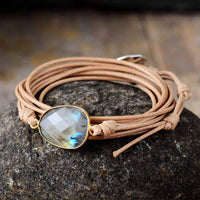 Thumbnail for Intuitive Labradorite Wrap Bracelet-Your Soul Place