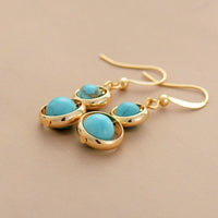 Thumbnail for Fruitfulness Turquoise Dangle Earrings-Your Soul Place