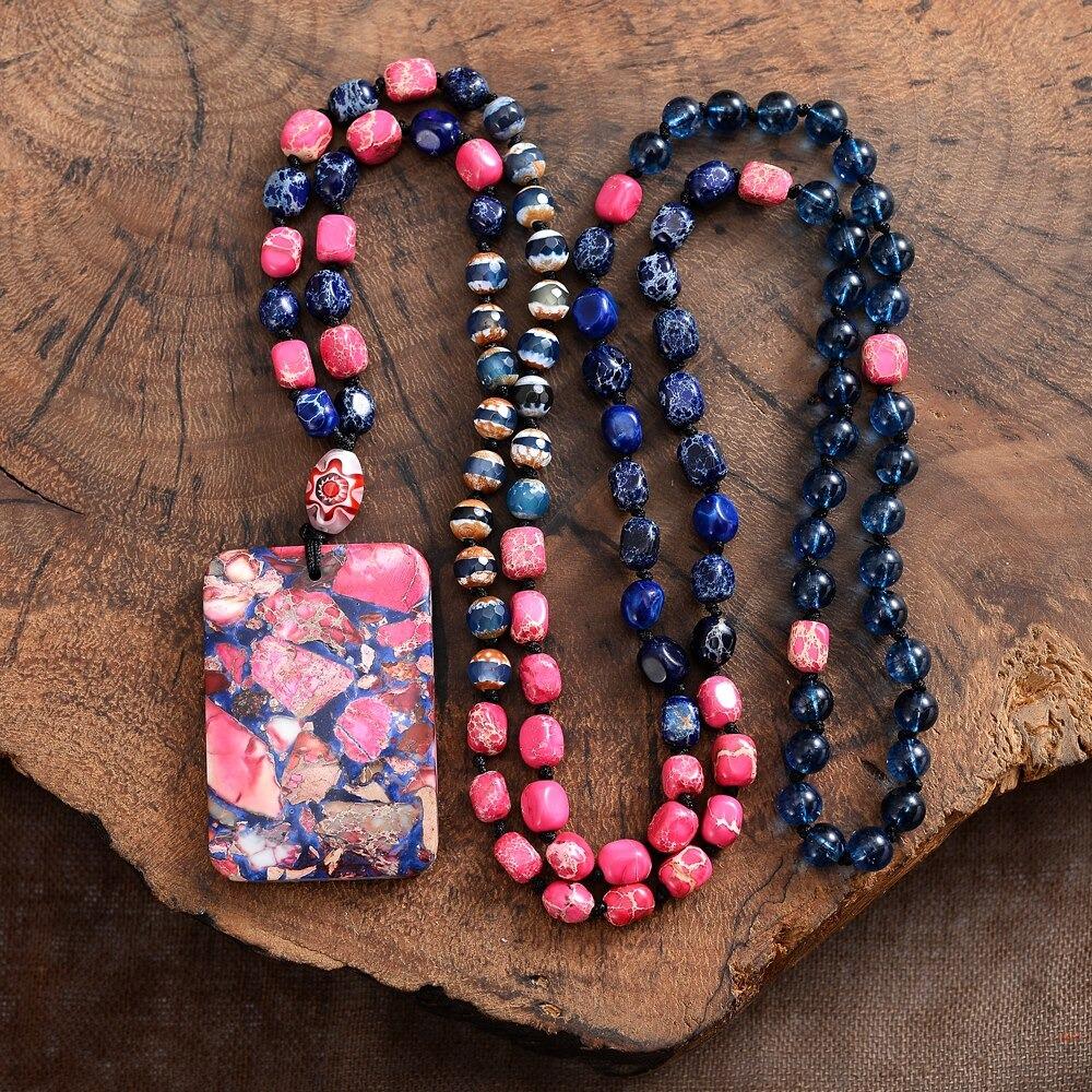 Alluring Living Imperial Jasper Beaded Necklace-Your Soul Place