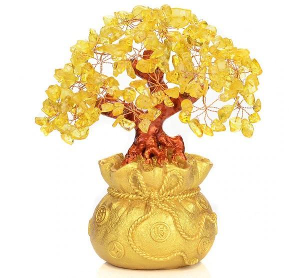 where to place citrine money tree Feng Shui Citrine Money Tree Wealth Ornaments
