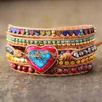 Thumbnail for Transcendental Love Jasper Wrap Bracelet-Your Soul Place
