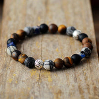 Thumbnail for Natural Tiger Eye Lucky Bead Bracelet-Your Soul Place