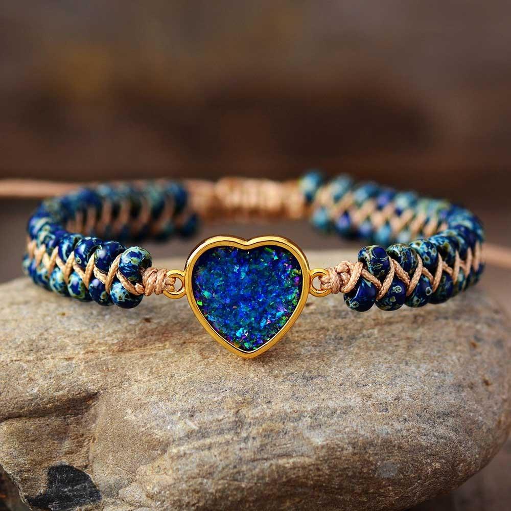 Everlasting Loving Heart Opal Bracelet-Your Soul Place