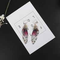 Thumbnail for Purple Butterfly Wings Earrings-Your Soul Place