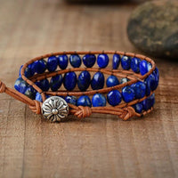 Thumbnail for Deep Blue Lapis Stone Wrap Bracelet-Your Soul Place