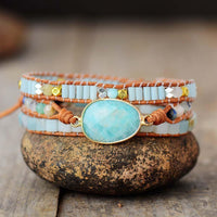Thumbnail for Amazonite Angelical Wrap Bracelet-Your Soul Place