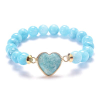 Thumbnail for The Mental Clarity Amazonite Heart Love Bracelet-Your Soul Place