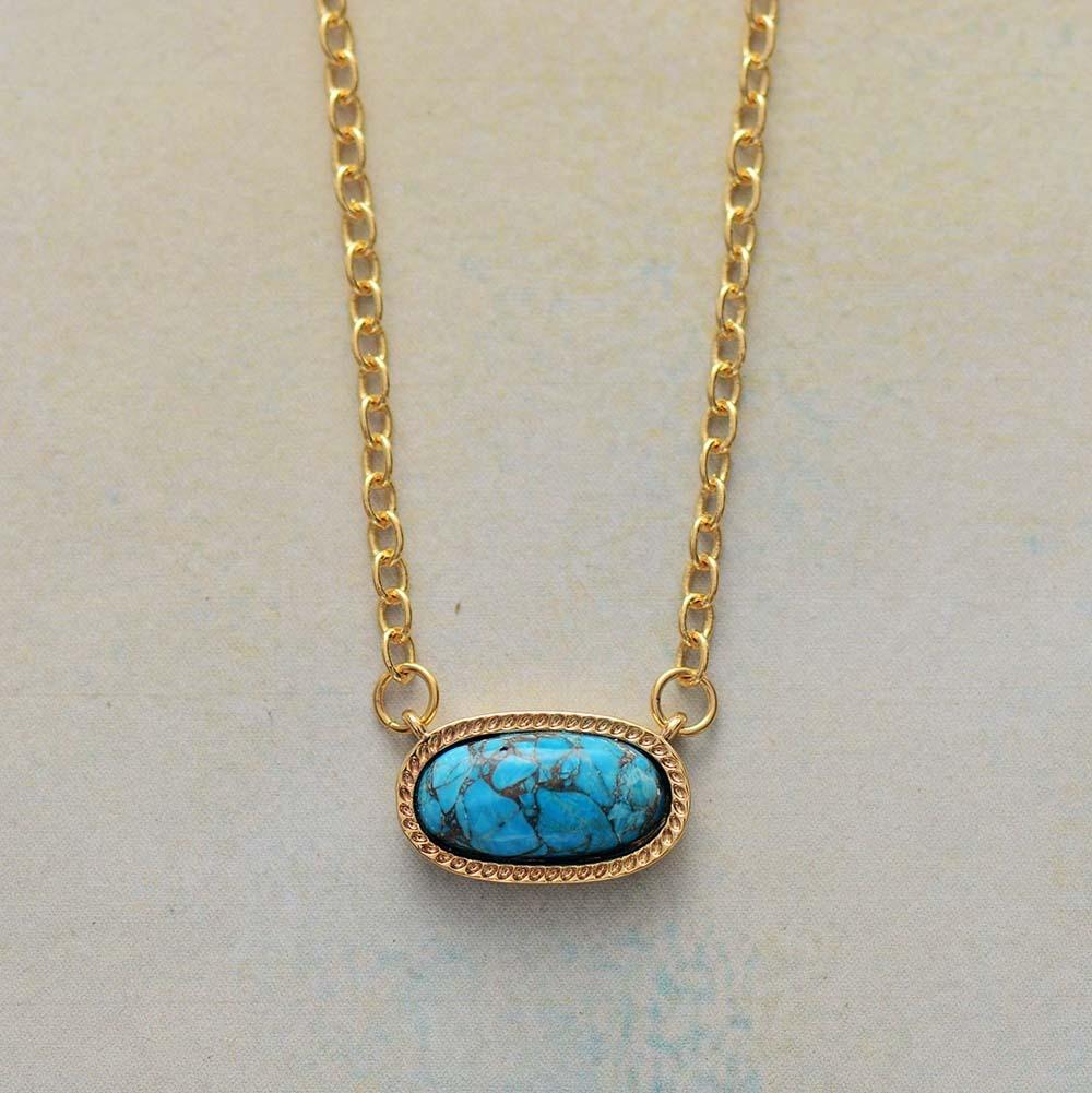 Turquoise Young Heart Necklace-Your Soul Place