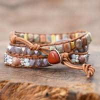 Thumbnail for Grow With Love Rhodochrosite Wrap Bracelet-Your Soul Place