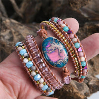 Thumbnail for Floral Emperor Jasper Stone Bracelet-Your Soul Place