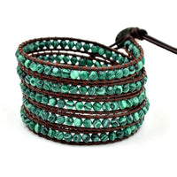 Thumbnail for The Courage Malachite Beads Wrap Bracelet-Your Soul Place