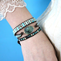 Thumbnail for Vintage Turquoise Calming Bracelet-Your Soul Place