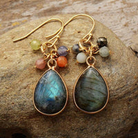 Thumbnail for Ingenuity Labradorite Drop Earrings-Your Soul Place