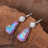 Thumbnail for Shine Brightest Purple Jasper Drop Earrings-Your Soul Place