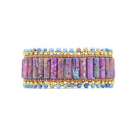Thumbnail for Dazzling Stars Imperial Jasper Wrap Bracelet-Your Soul Place