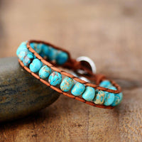 Thumbnail for Calming Turquoise Jasper Bracelet-Your Soul Place