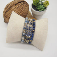 Thumbnail for Purification Lapis Lazuli & Blue Aventurine Wrap Bracelet-Your Soul Place