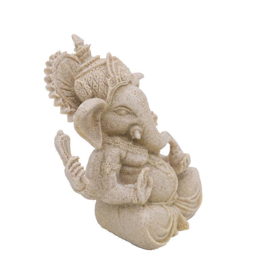 Ganesha Natural Sandstone Statue-Your Soul Place
