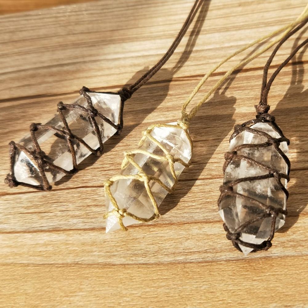 Handmade Natural Crystal Point Necklace-Your Soul Place
