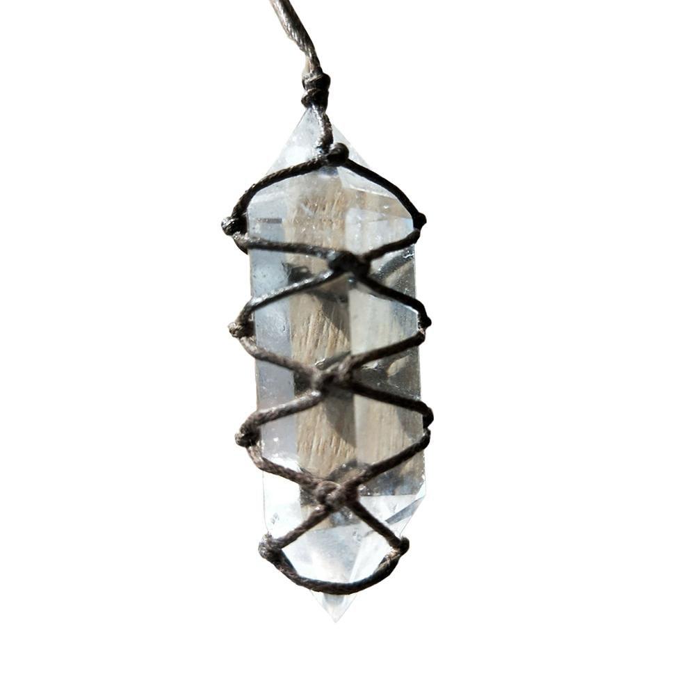 Handmade Natural Crystal Point Necklace-Your Soul Place
