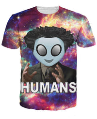 Thumbnail for Humans T-Shirt Unisex 3D Print-Your Soul Place