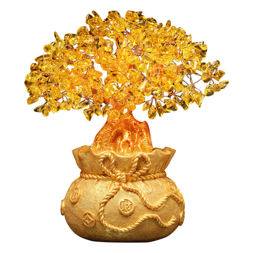 soul for money tree Feng Shui Citrine Money Tree Wealth Ornaments