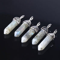 Thumbnail for Labradorite Crystal Point Pendant-Your Soul Place