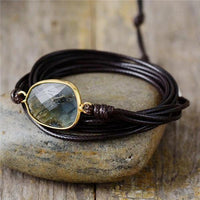Thumbnail for Natural Labradorite Wrap Bracelet-Your Soul Place