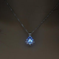 Thumbnail for Glow In The Dark Lotus Necklace-Your Soul Place