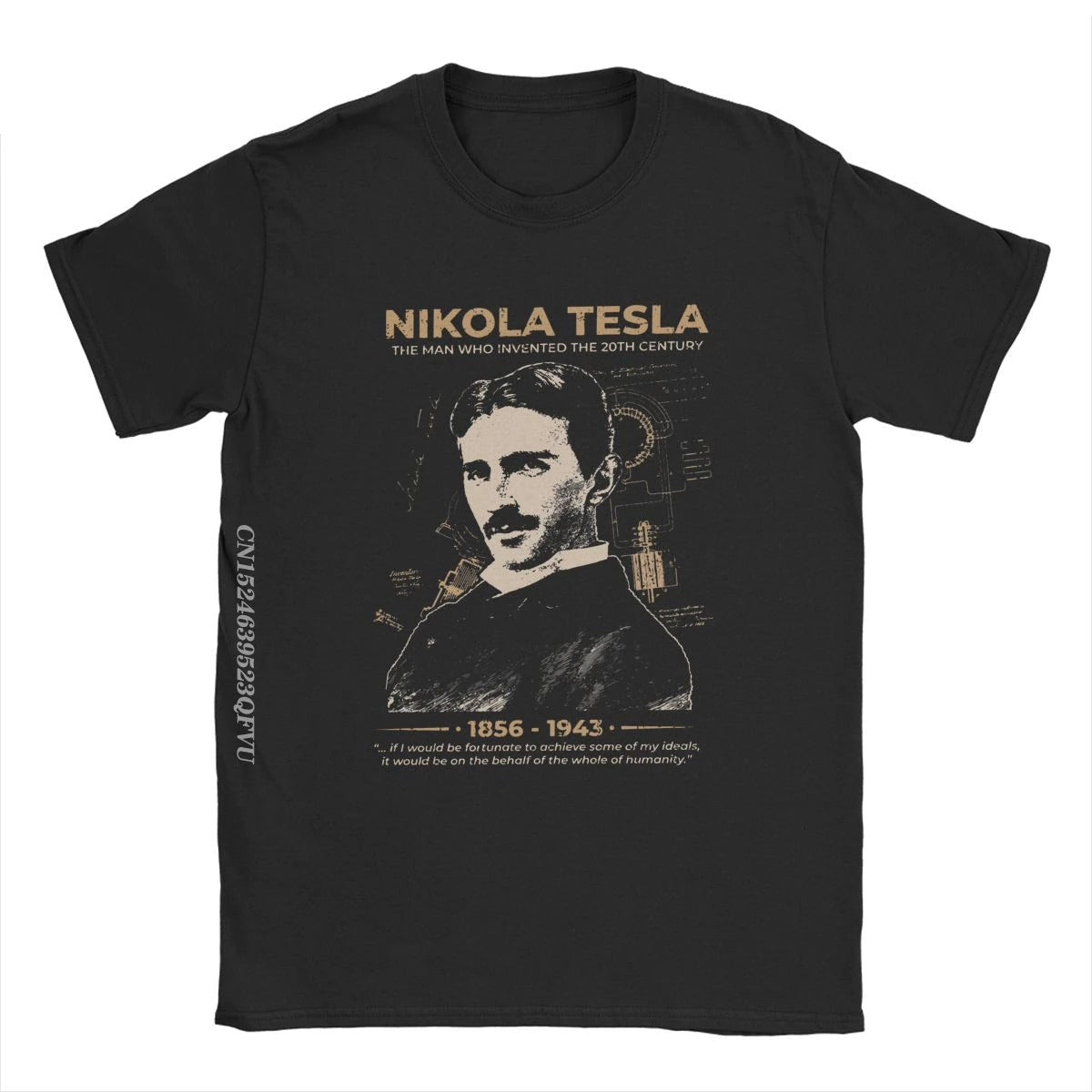 Nikola Tesla Shirt Men