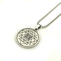 Thumbnail for Mystic Sri Yantra Stainless Steel Necklace-Your Soul Place