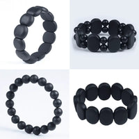 Thumbnail for Natural Black Bian Stone Bracelet-Your Soul Place