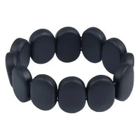 Thumbnail for Natural Black Bian Stone Bracelet-Your Soul Place