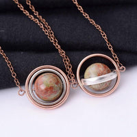 Thumbnail for Natural Stone Planets Necklace