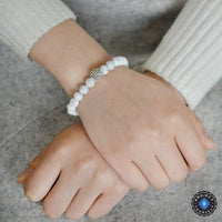 Thumbnail for Natural White Turquoise Chakra Bracelet for Pet Lovers