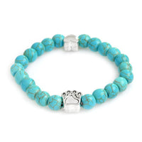 Thumbnail for Natural White Turquoise Chakra Bracelet for Pet Lovers-Your Soul Place