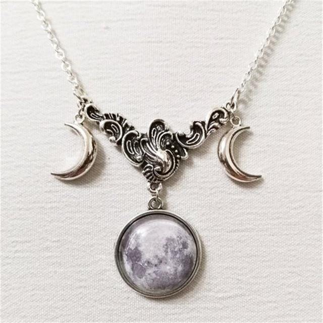 Celestial Moon Goddess Necklace-Your Soul Place