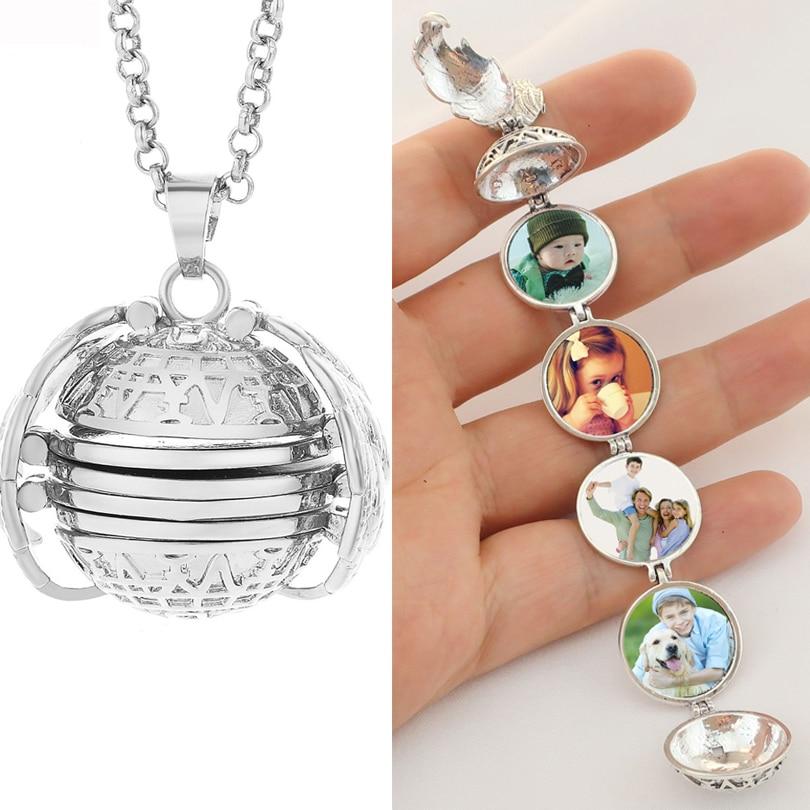 Clear deals locket pendant