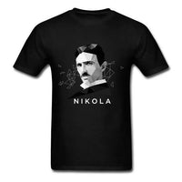 Thumbnail for Nikola Tesla Geometric Abstract Shirt-Your Soul Place